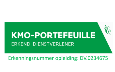 Erkenning als dienstverlener opleidingen KMO-portefeuille