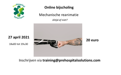 Online bijscholing 27 april: Mechanische reanimatie. Altijd of niet?