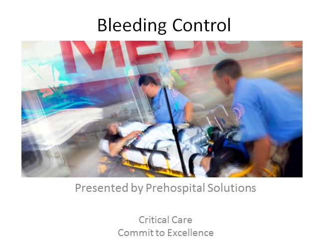 “Bleeding Control” bij ambulancedienst Hulpverleningszone Zuid – West Limburg, post Tessenderlo